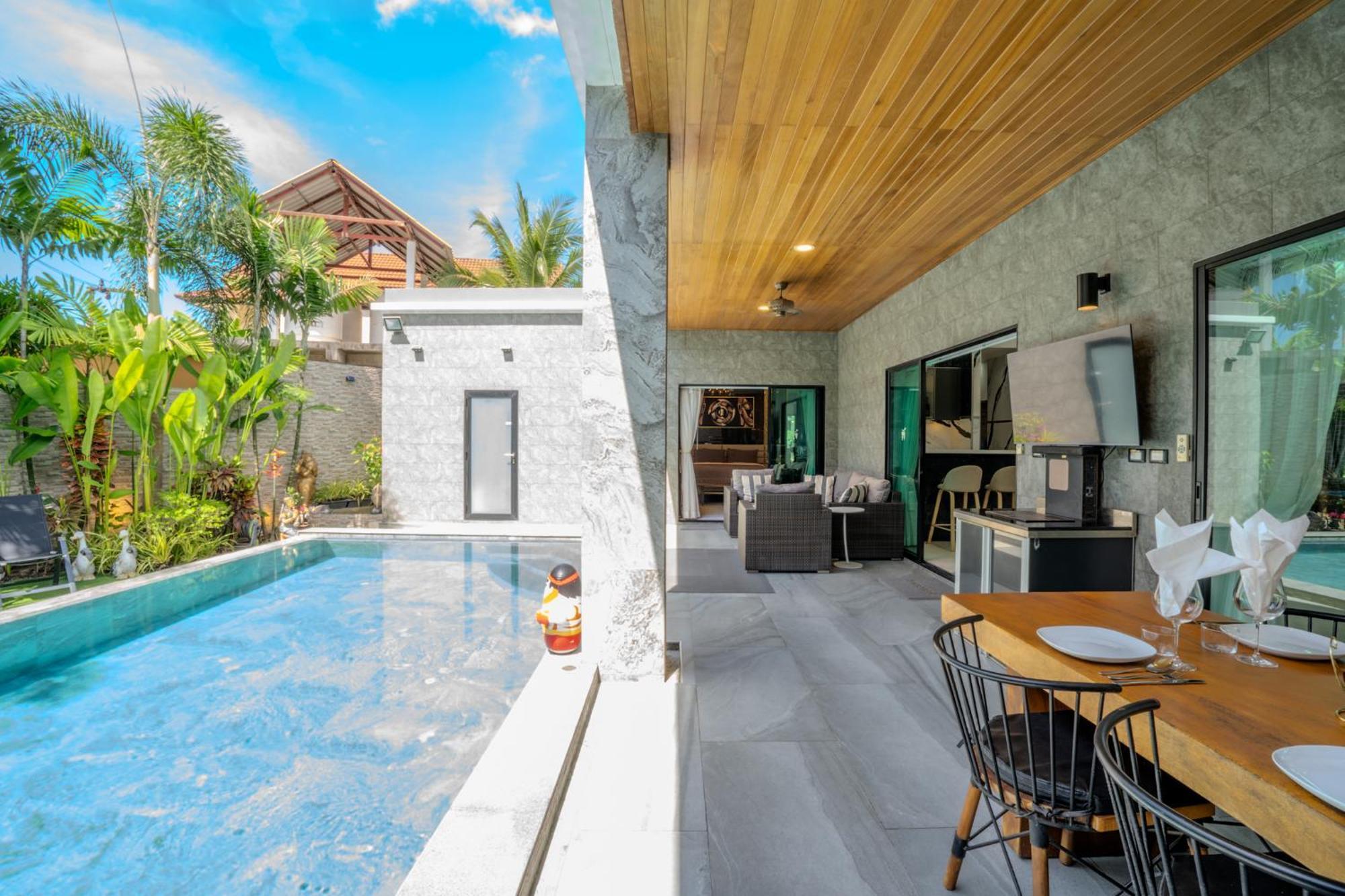 Noi'S Villa - Cozy & Modern, 15Min Walk To Kamala Beach Phuket Kültér fotó